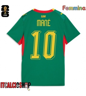 Senegal Sadio Mane #10 Seconda Maglia Femmina Mondiali 2026 Manica Corta